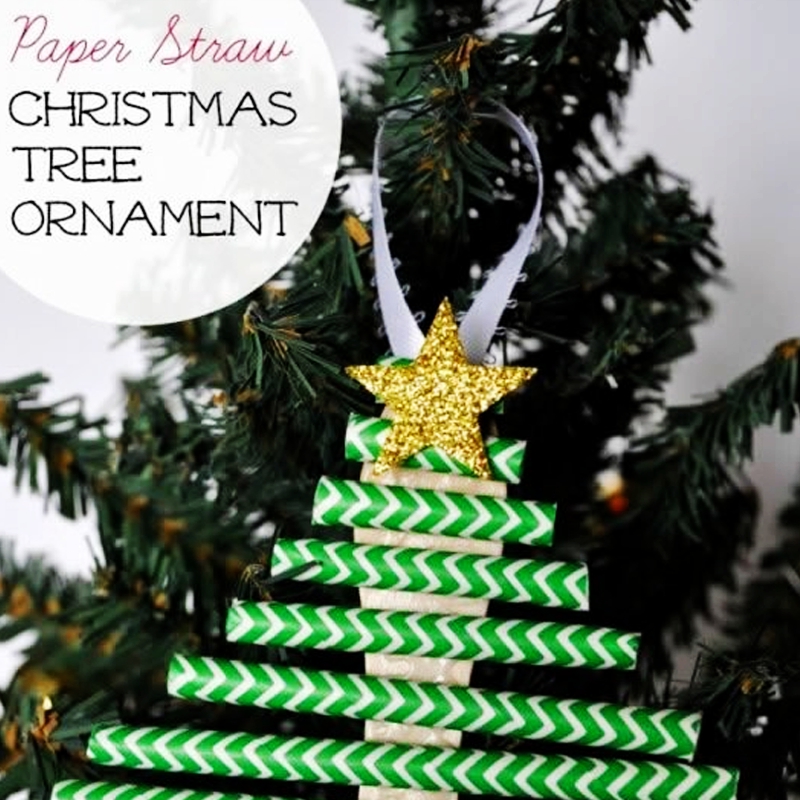 Cách làm câu chuyện cây thông Noel bằng giấy thủ công bằng rơm